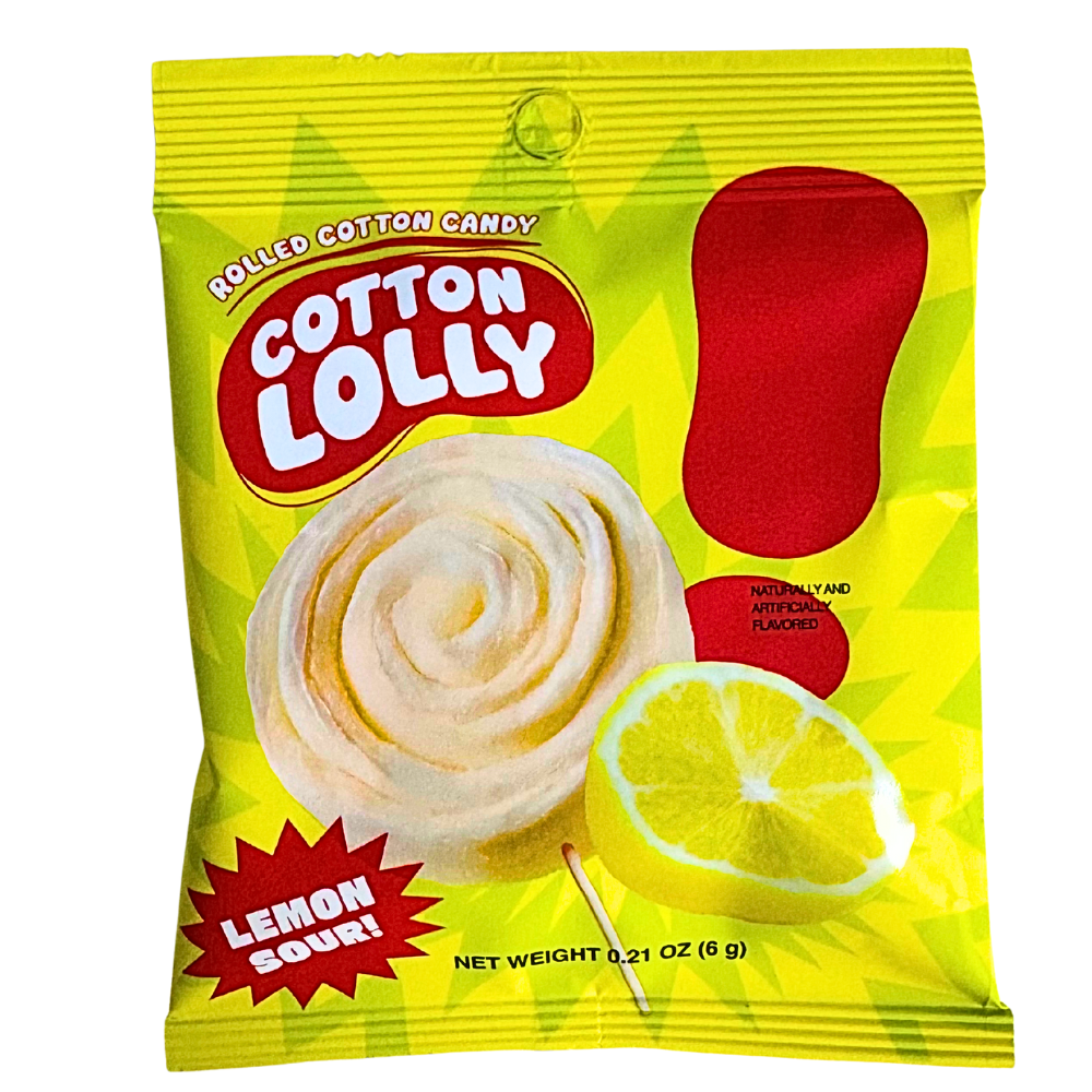 Cotton Lolly Lemon Sour - 6g