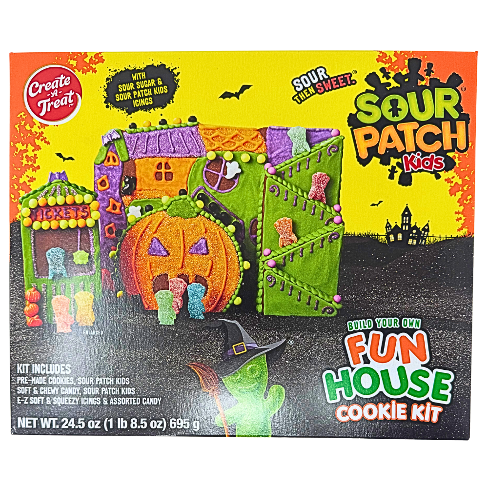 Create-A-Treat Sour Patch Kids Fun House Cookie Kit - 24.5oz