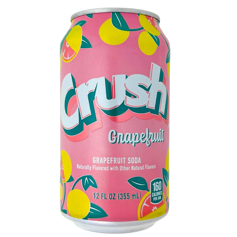 Crush Grapefruit  Soda Pop - 355mL