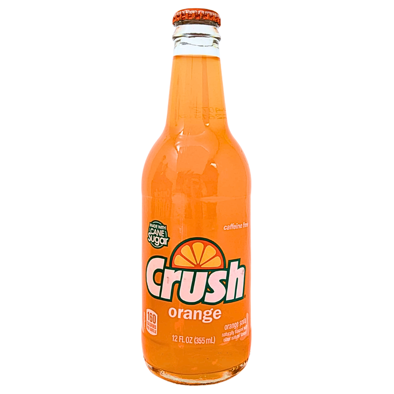 Crush Orange Soda in Glass - 12oz