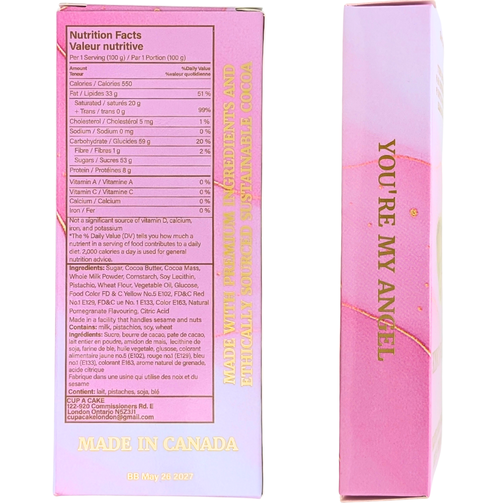 Cup A Cake Angel Floss Dubai Chocolate - 100g