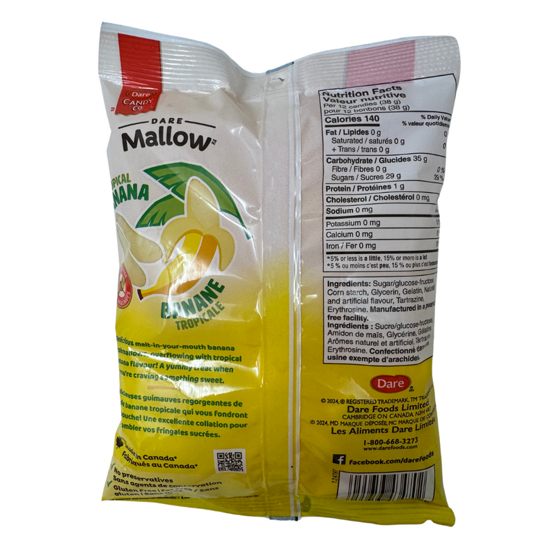 Dare Real Mallow Banana Marshmallows - 150g