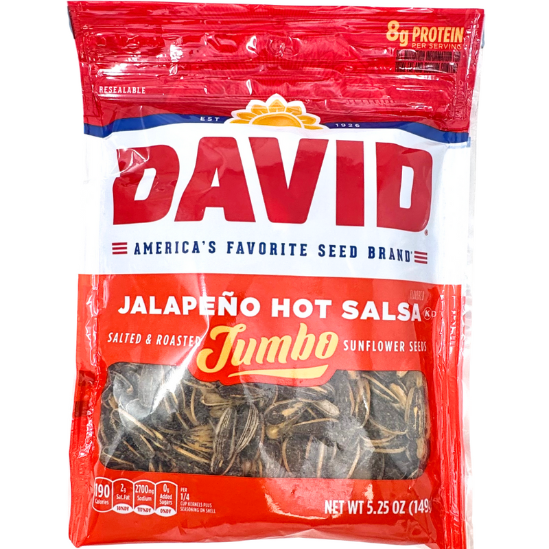 DAVID Jumbo Jalapeño Hot Salsa Seeds - 149g