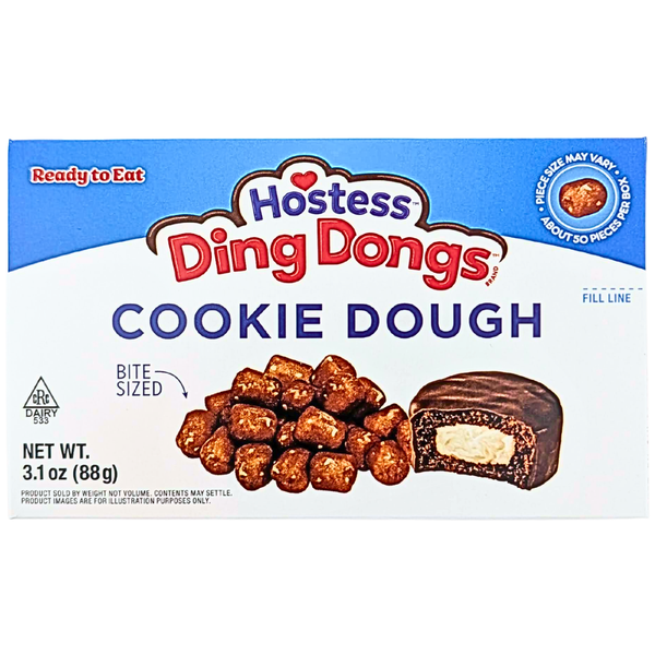 Ding Dongs Cookie Dough Bites Theater box - 3.1oz | Candy Funhouse