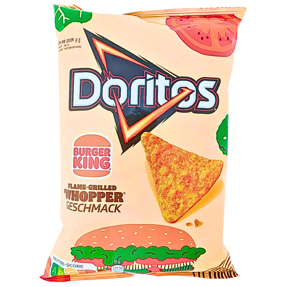 Doritos Burger King Flame Grilled Whopper (UK) - 100g