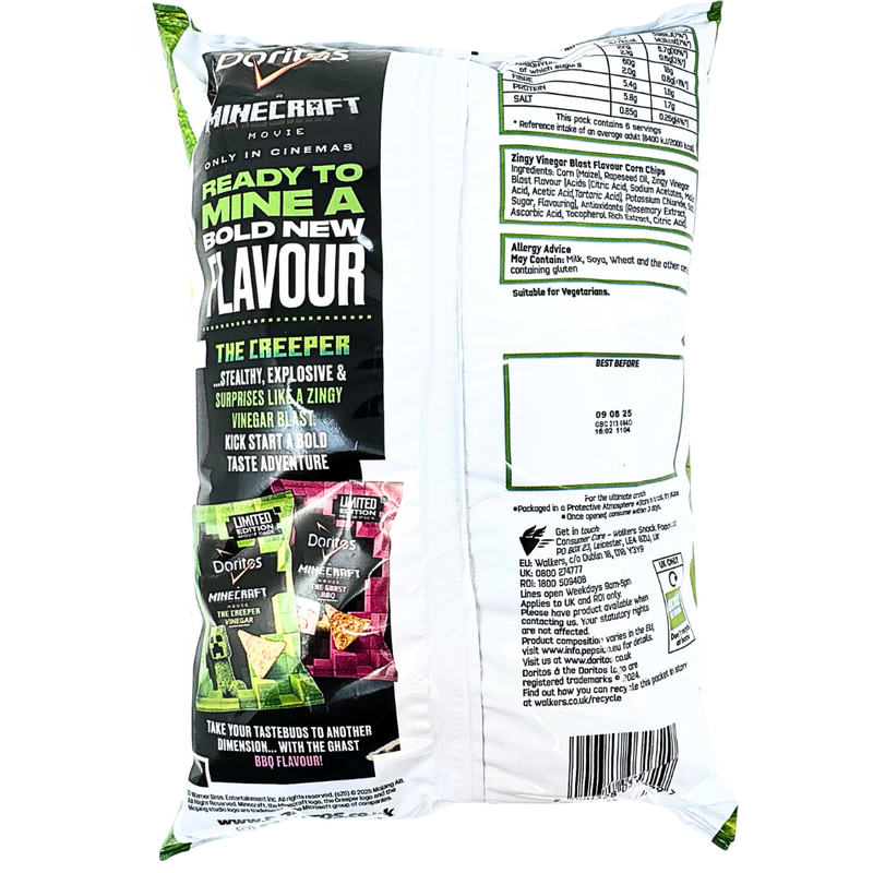 Doritos Minecraft The Creeper Vinegar Chips (UK) - 180g