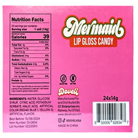 Doveli Mermaid Lip Gloss Candy - 0.5oz - Lip Gloss - Nutrition Facts - Ingredients