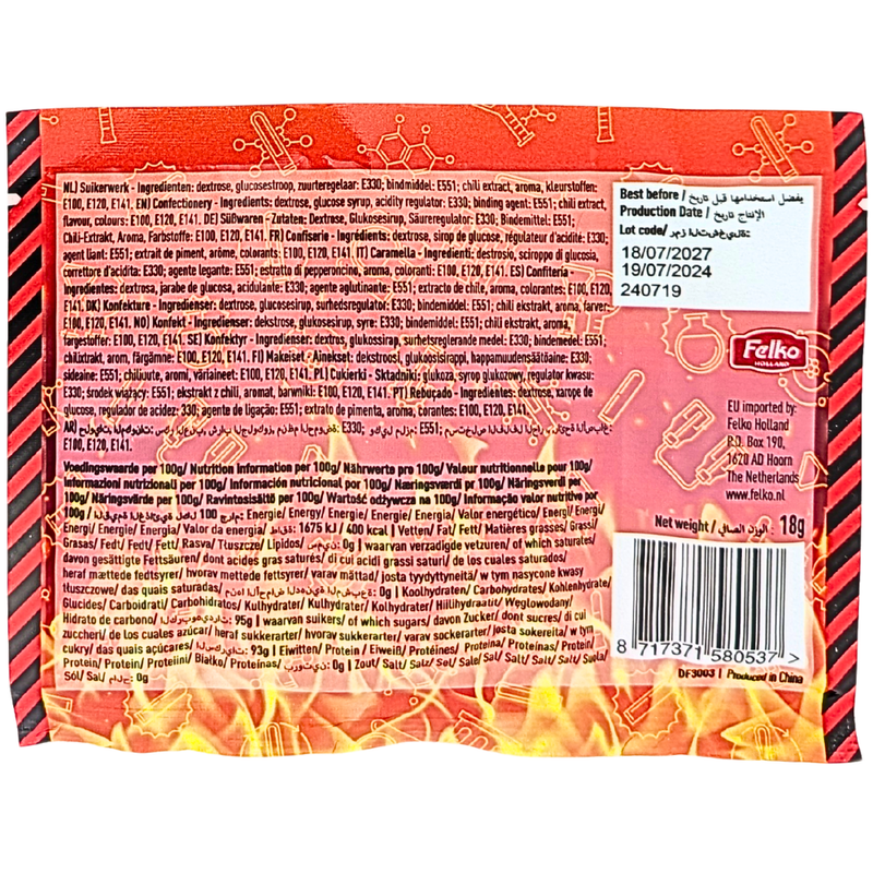 Dr. Fire Dip 2 Lick Hot Candy - 18g