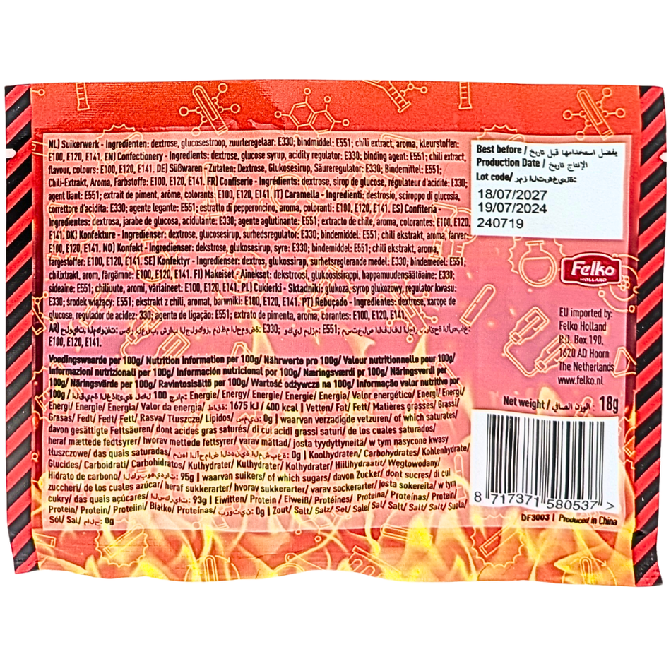 Dr. Fire Dip 2 Lick Hot Candy - 18g