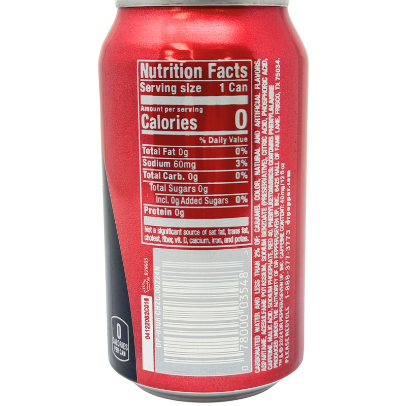 Dr Pepper Cherry Zero Sugar - 355mL