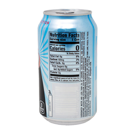 Dr Pepper Zero Sugar Creamy Coconut Limited Edition - 355mL  Nutrition Facts Ingredients - Dr Pepper - Dr Pepper Zero Sugar - Dr Pepper Creamy Coconut - Dr Pepper Creamy Coconut - Zero Sugar Soda