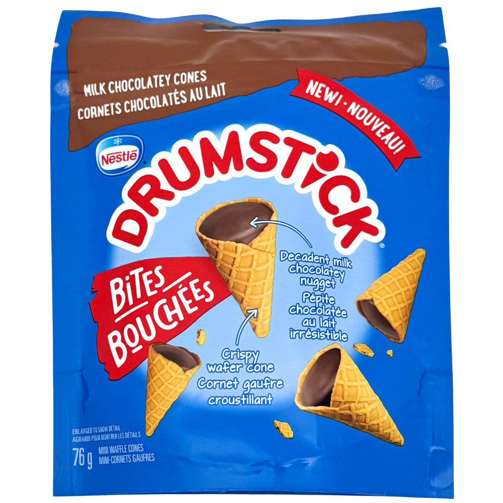 Drumstick Bites Milk Chocolatey Cones - 76g| Candy Funhouse – Candy ...