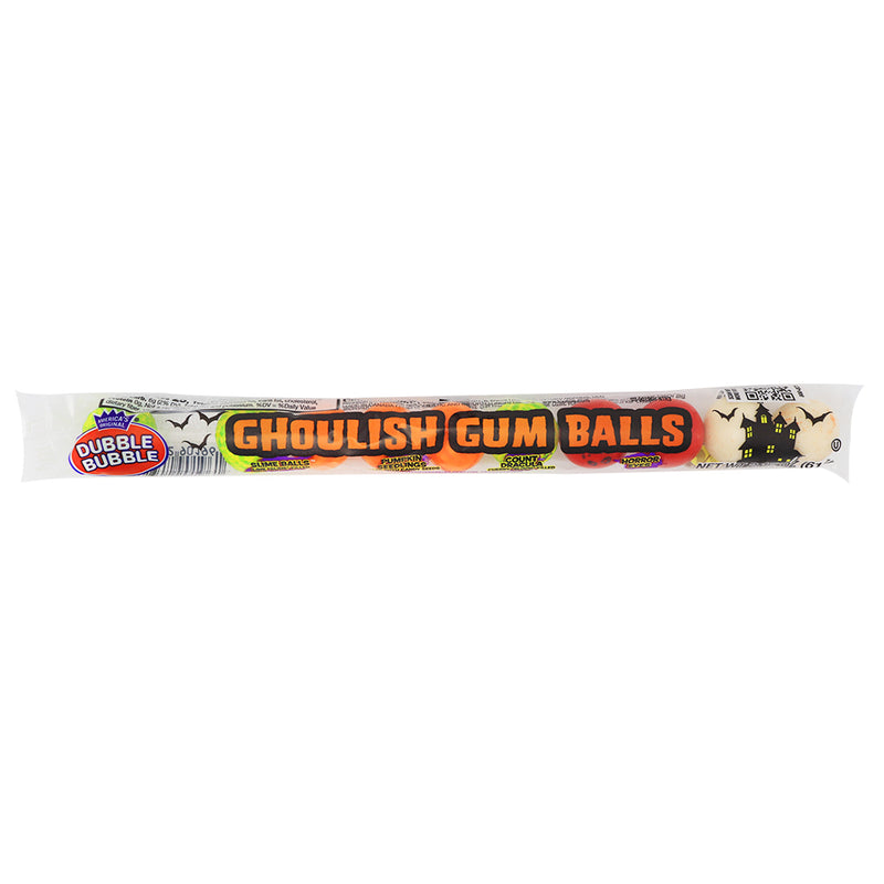 Dubble Bubble Ghoulish Balls - 10 Balls - Dubble Bubble - Bubble Gum - Dubble Bubble Gum - Dubble Bubble Bubble Gum - Halloween Candy - Halloween Gum - Halloween Bubble Gum - Dubble Bubble Ghoulish Balls