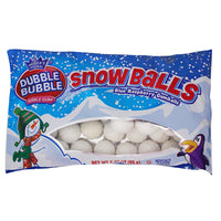 Dubble Bubble Snowballs - 2.32oz - Dubble Bubble Snowballs - Winter Gumball Mix - Festive Bubblegum - Holiday Candy Treat - Stocking Stuffer Gumballs - Snowball Fight Candy - Limited Edition Gumballs - Seasonal Candy Delights - Holiday Candy Collection - Christmas Candy - Christmas Treats - Dubble Bubble Gum