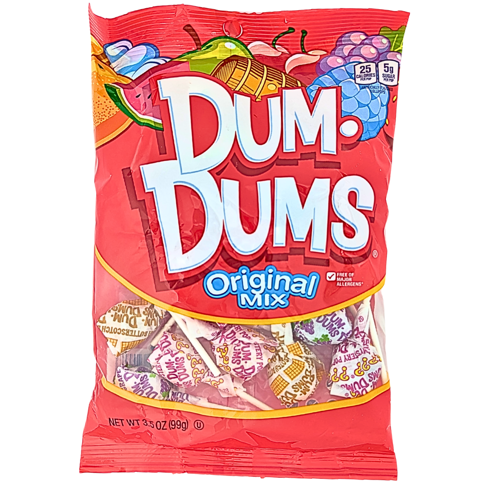 Dum Dums Original Mix - 3.5oz