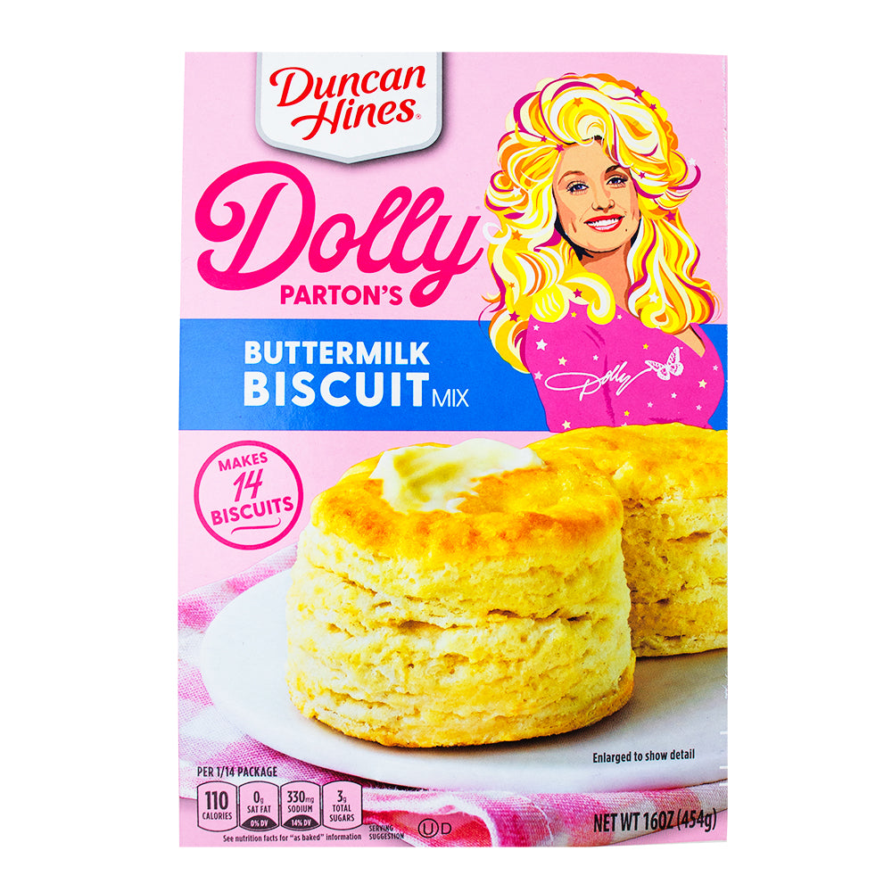 Dolly Parton Southern Buttermilk Biscuit Mix - 16oz - Dolly Parton - Dolly Parton Cake - Duncan Hines - Dolly Parton Southern Buttermilk Biscuit Mix - Dolly Parton Southern Buttermilk Biscuit - Dolly Parton Brownie - Buttermilk Biscuit - Buttermilk Biscuit Recipe