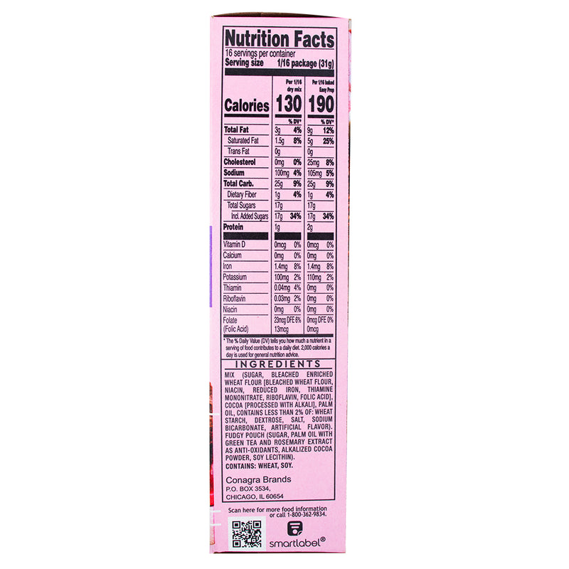 Dolly Parton Double Fudge Brownie Mix - 17.6oz Nutrition Facts Ingredients - Dolly Parton - Dolly Parton Cake - Duncan Hines - Dolly Parton Double Fudge Brownie Mix - Dolly Parton Brownie