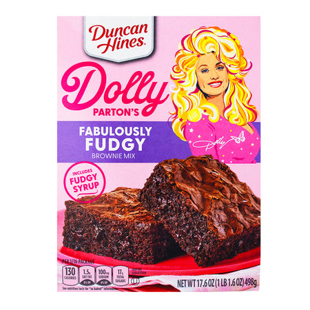 Dolly Parton Double Fudge Brownie Mix - 17.6oz - Dolly Parton - Dolly Parton Cake - Duncan Hines - Dolly Parton Double Fudge Brownie Mix - Dolly Parton Brownie