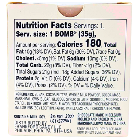 Dunkin' Original Hot Chocolate Bomb - 1.6oz