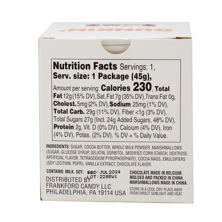 Dunkin' Original Hot Chocolate Bomb - 1.6oz Nutrition Facts Ingredients - Dunkin' Original Hot Chocolate Bomb - Holiday Hot Cocoa Delight - Cozy Christmas Treat - Chocolatey Surprise - Festive Beverage Magic - Marshmallow Filled Cocoa - Christmas Gift Idea - Seasonal Cocoa Bomb - Limited Edition Dunkin' Treat - Winter Drink Experience - Christmas Candy - Christmas Treats