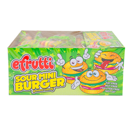 efrutti Gummi Sour Burger Candy