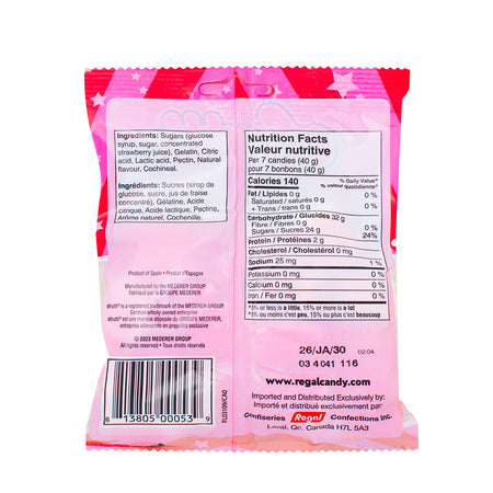 eFrutti Best Creamy Dreamy Strawberry Batch - 3.5oz  Nutrition Facts Ingredients