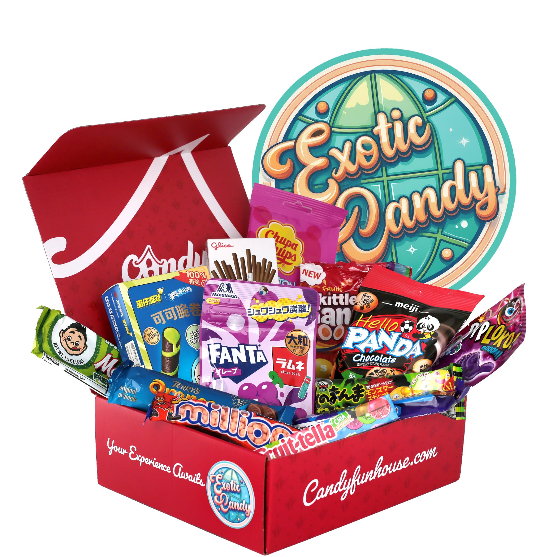 Exotic Candy Funbox - Exotic Candy - Exotic Flavours - Exotic Sweets - Exotic Treats - International Candy - International Sweets