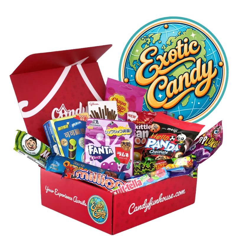 Exotic Candy Funbox - Exotic Candy - Exotic Flavours - Exotic Sweets - Exotic Treats - International Candy - International Sweets