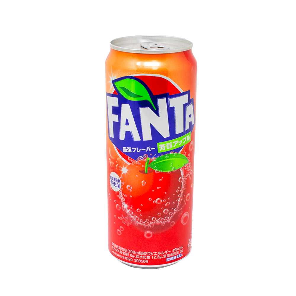 Fanta Mellow Apple (Japan) - 500mL - Japan Candy - Japanese Candy - Fanta - Fanta Apple Soda - Fanta Mellow Apple - Fanta Apple - Fanta Soda