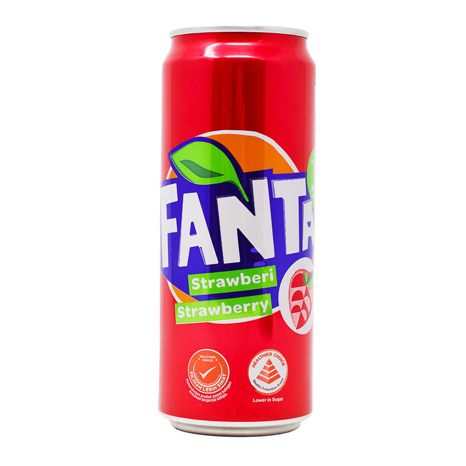 Fanta Strawberry (Malaysia) - 320mL - Fanta - Soda Drink - Fanta Drink - Strawberry Fanta - Strawberry Soda