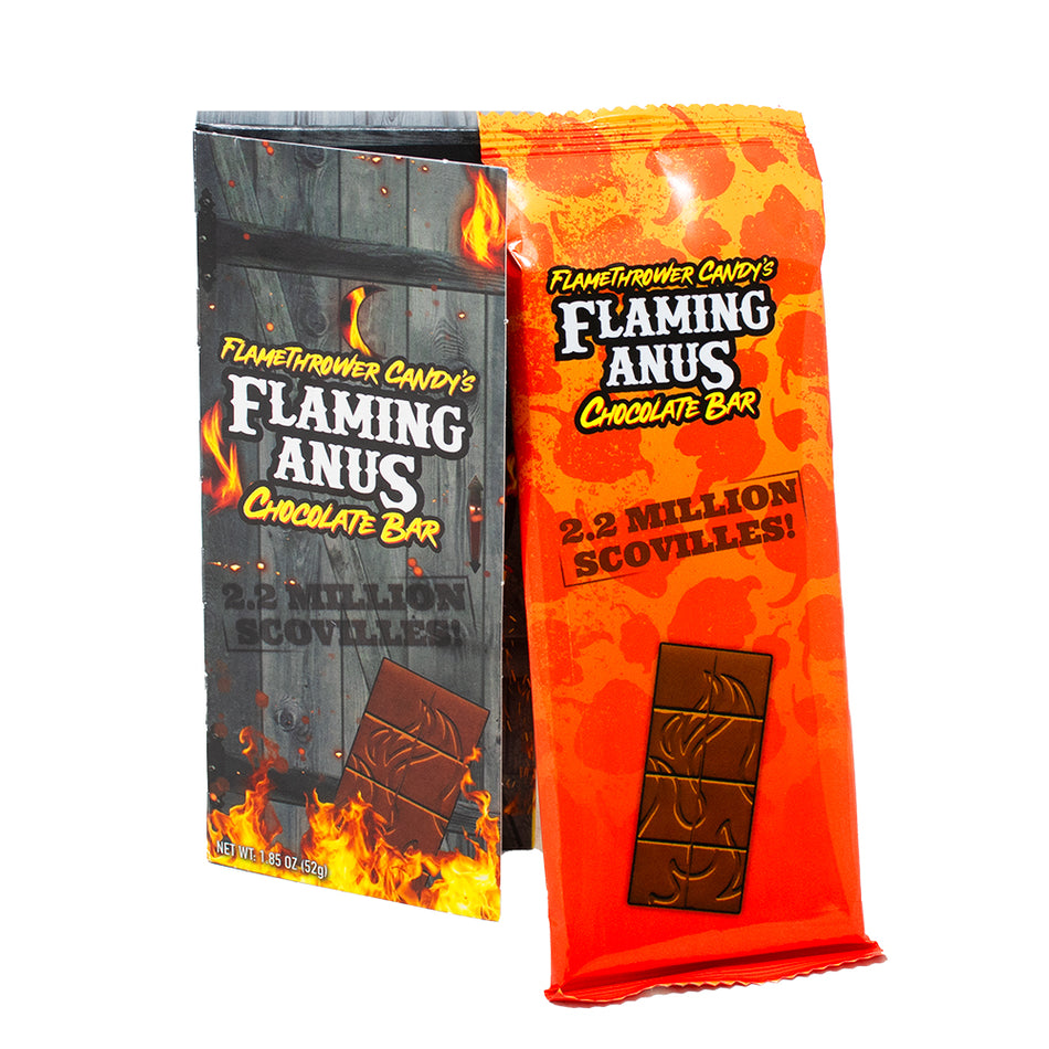 Flamethrower Flaming Anus Chocolate Bar (UK)- 52g