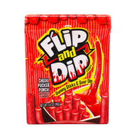 Candy Flip and Dip Gumy Sticks & Sour Dip - 3.4oz - Flip and Dip Candy - Sour Candy - Gummy Candy - Gummy - Gummies - Gummy Sticks - Sour Dip - Flip and Dip Gummy Sticks & Sour Dip