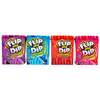 Candy Flip and Dip Gumy Sticks & Sour Dip - 3.4oz - Flip and Dip Candy - Sour Candy - Gummy Candy - Gummy - Gummies - Gummy Sticks - Sour Dip - Flip and Dip Gummy Sticks & Sour Dip