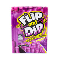 Candy Flip and Dip Gumy Sticks & Sour Dip - 3.4oz - Flip and Dip Candy - Sour Candy - Gummy Candy - Gummy - Gummies - Gummy Sticks - Sour Dip - Flip and Dip Gummy Sticks & Sour Dip