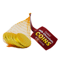 Frankford Milk Chocolate Gold Coins - 1.23oz - Christmas Candy - Stocking Stuffer - Gold Coin - Chocolate Gold Coin