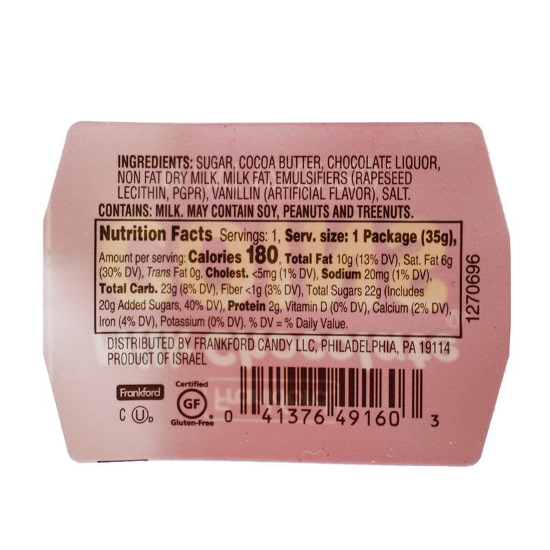 Frankford Milk Chocolate Gold Coins - 1.23oz Nutrition Facts Ingredients - Christmas Candy - Stocking Stuffer - Gold Coin - Chocolate Gold Coin
