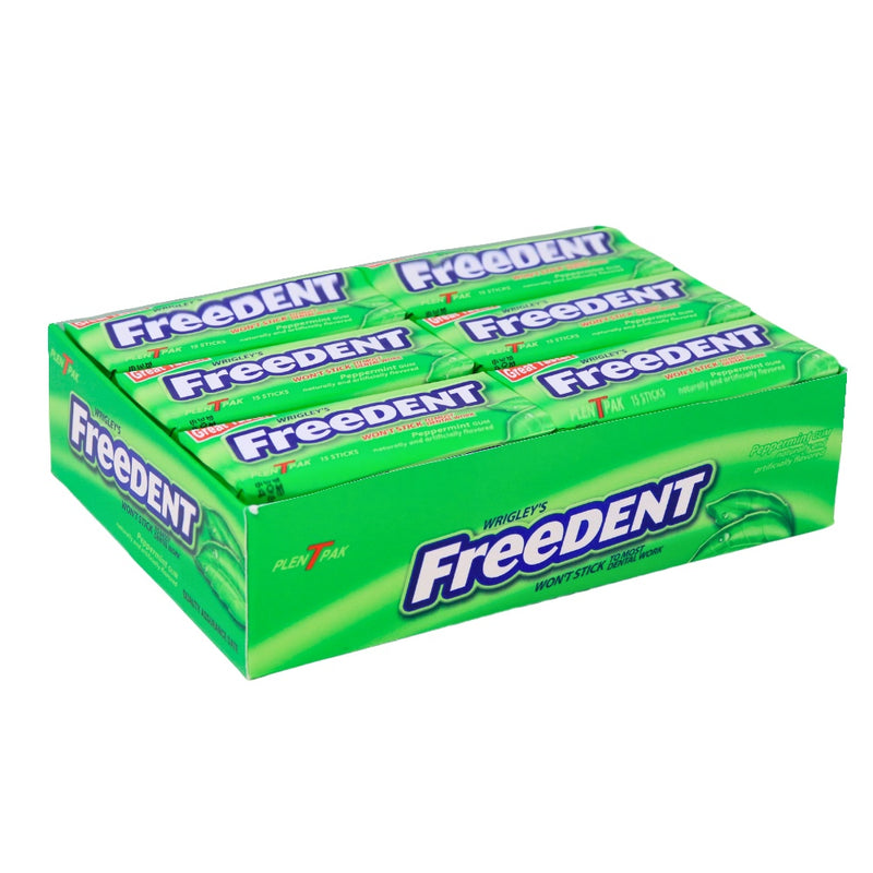 Freedent Peppermint Chewing Gum Candy Funhouse