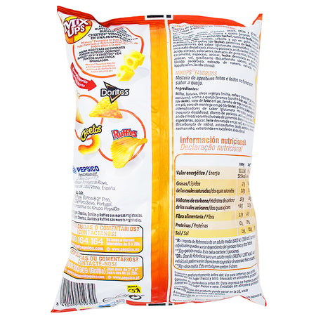 Frito Lay Mix-Ups Queso (Spain) - 140g Nutrition Facts Ingredients - Frito Lay Mix-Ups Queso (Spain) - Snacktastic Extravaganza - Crunch Meets Queso - Spicy Queso Fusion - Party Snack - Spanish Flavours - Snack Symphony - Crunchy Delights - Queso-Coated Fun - Flavour Adventure - Fritos - Frito Lays