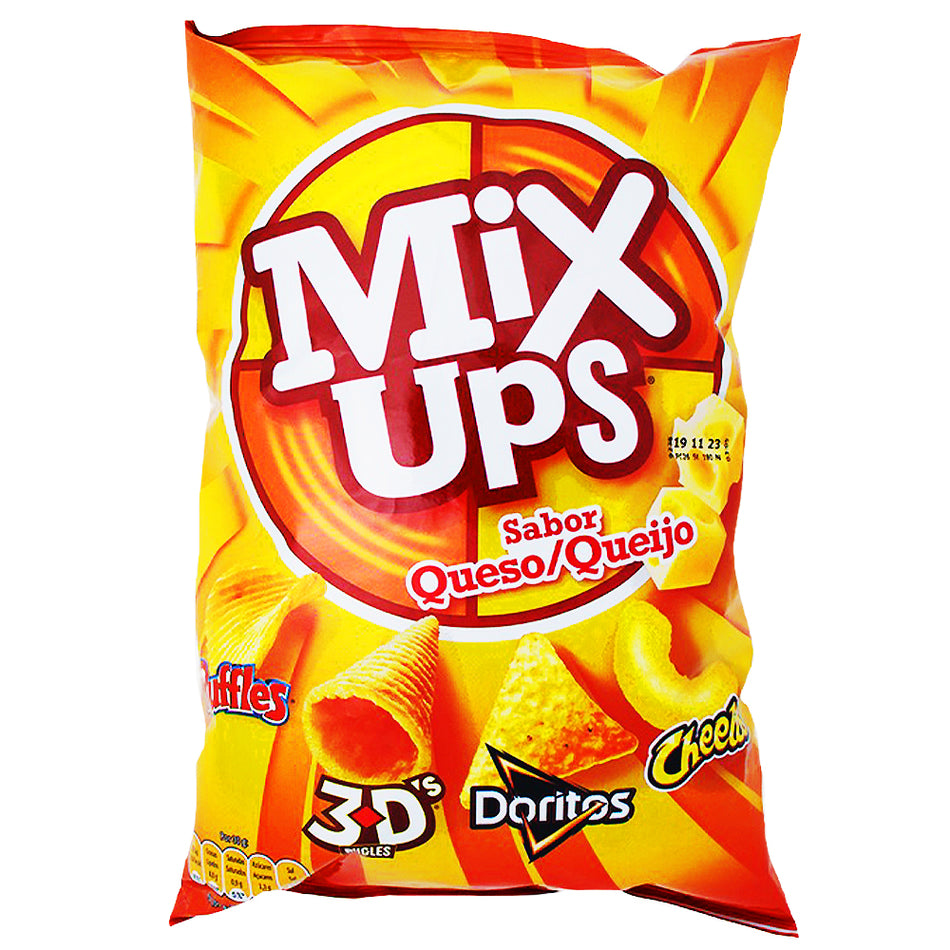 Frito Lay Mix-Ups Queso (Spain) - 140g - Frito Lay Mix-Ups Queso (Spain) - Snacktastic Extravaganza - Crunch Meets Queso - Spicy Queso Fusion - Party Snack - Spanish Flavours - Snack Symphony - Crunchy Delights - Queso-Coated Fun - Flavour Adventure - Fritos - Frito Lays