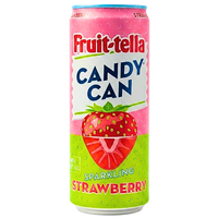 Fruit-tella Candy Can Sparkling Strawberry - 330mL