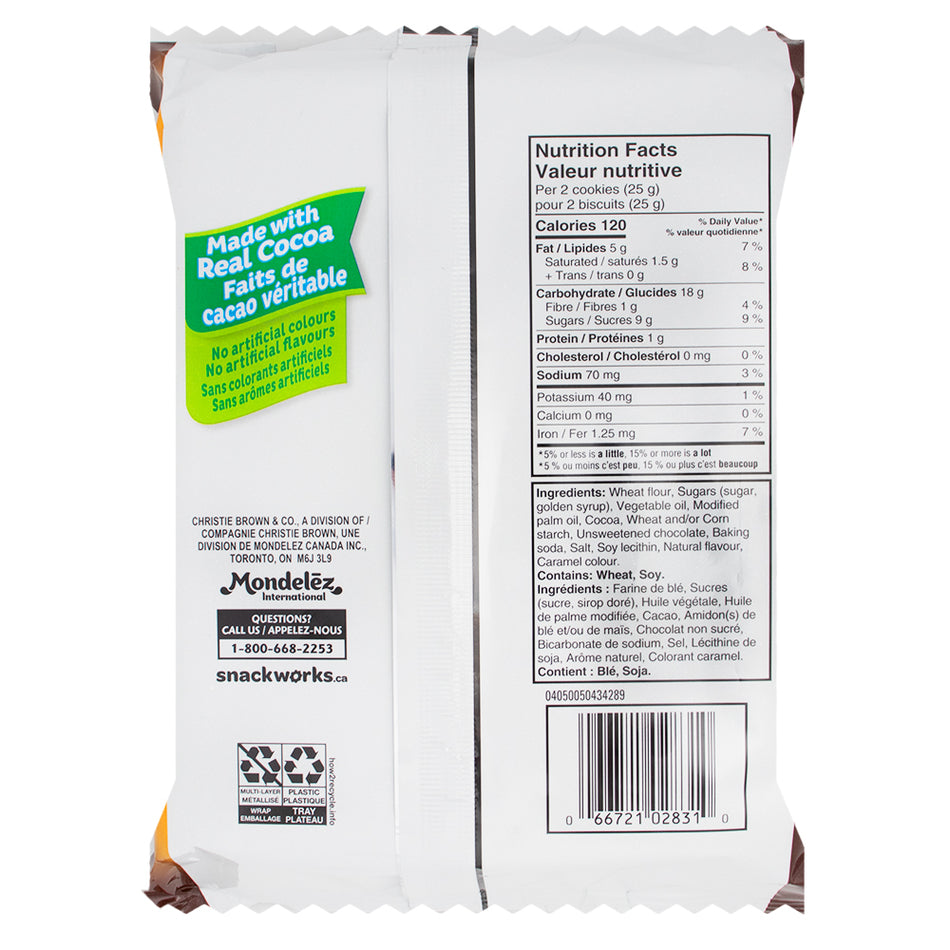 FudgeeO Original - 488g  Nutrition Facts Ingredients