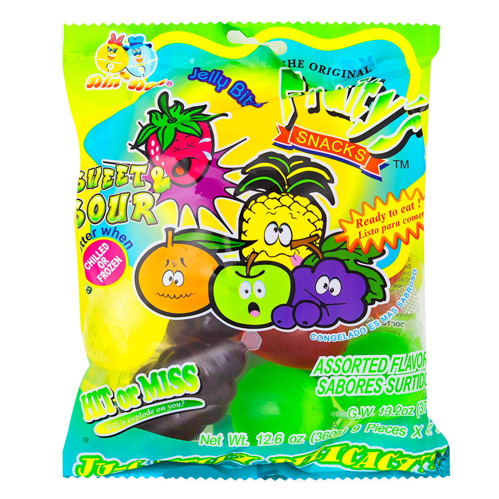 Fruity's Ju-C Sweet & Sour Jelly Bites - 13 oz - Jelly Candy - Jelly Bites - Sour Candy - Sour Jelly Candy - Sweet and Sour Candy