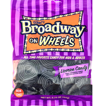 Gerrit's Broadway on Wheels Black Licorice Wheels - 5.29oz