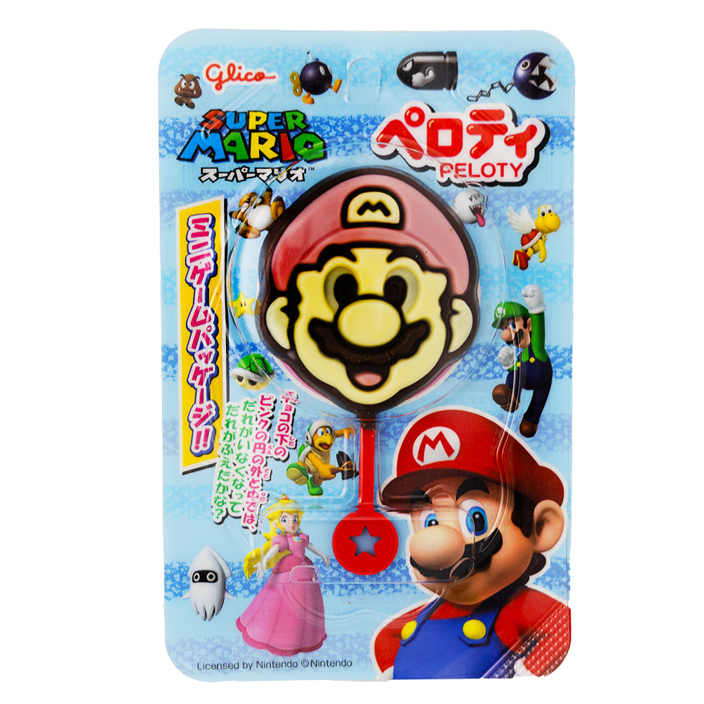 Glico Super Mario Chocolate Lollipops (Japan) - 20g