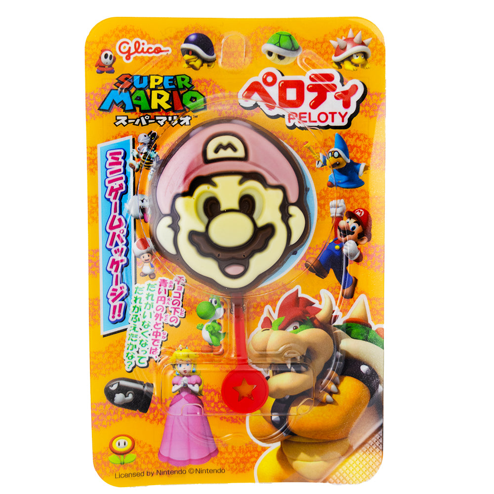 Glico Super Mario Chocolate Lollipops (Japan) - 20g