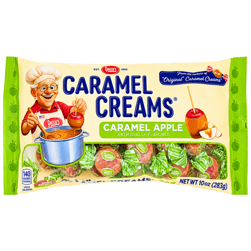 Goetze's Caramel Apple Caramel Creams - 10ozGoetze's Caramel Apple Caramel Creams - 10oz