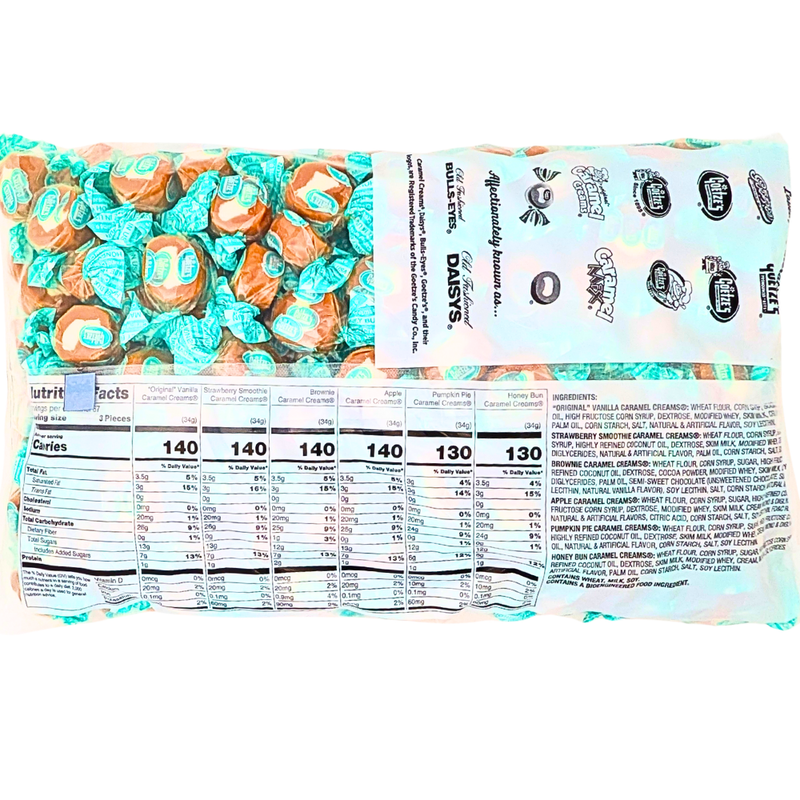 Goetze's Honey Bun Caramel Creams Bulk - 5lb