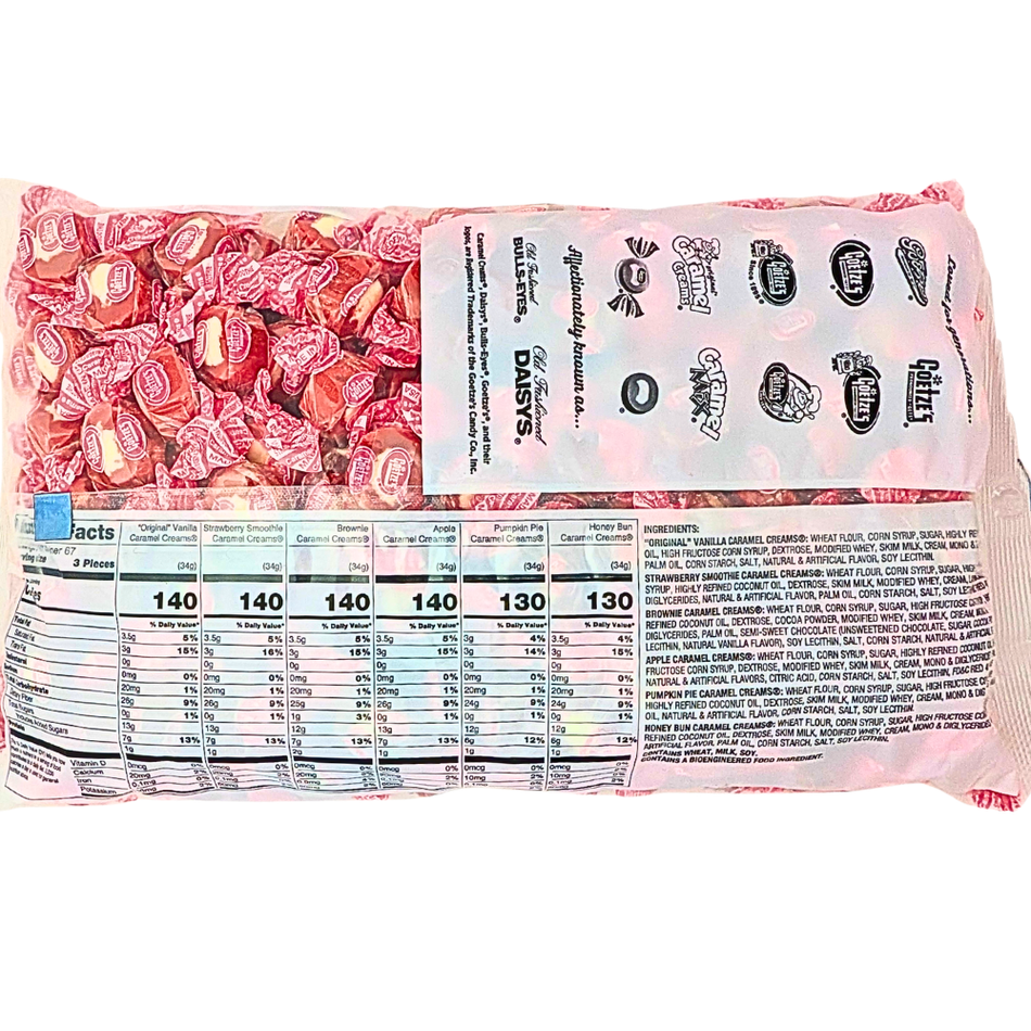 Goetze's Strawberry Smoothie Caramel Creams Bulk - 5lb