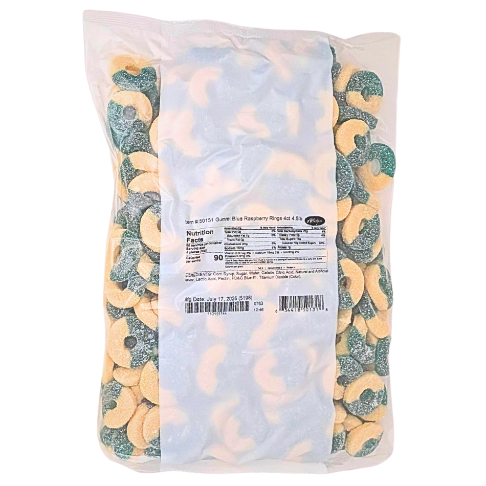 Albanese Gummi Rings-Blue Raspberry