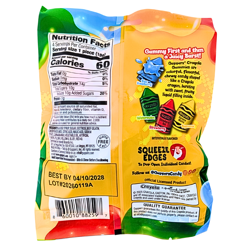 Gupperz Crayola Liquid Filled - 2.54oz